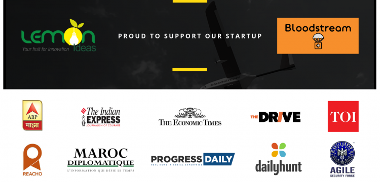 Lemon incubated startup Bloodstream featured in various media stories!